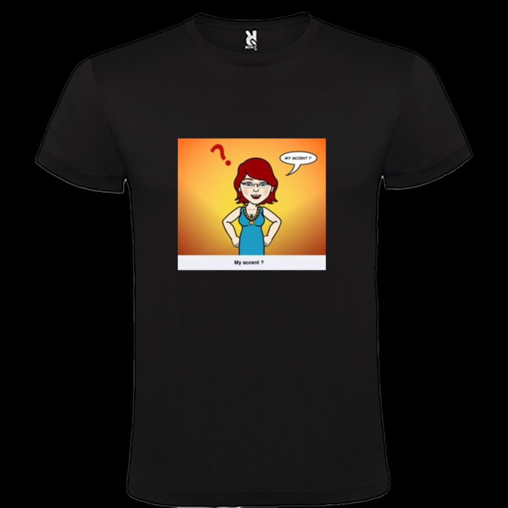 Evita - My accent ? Unisex Budget Round Neck T-Shirt | Roly Atomic 150