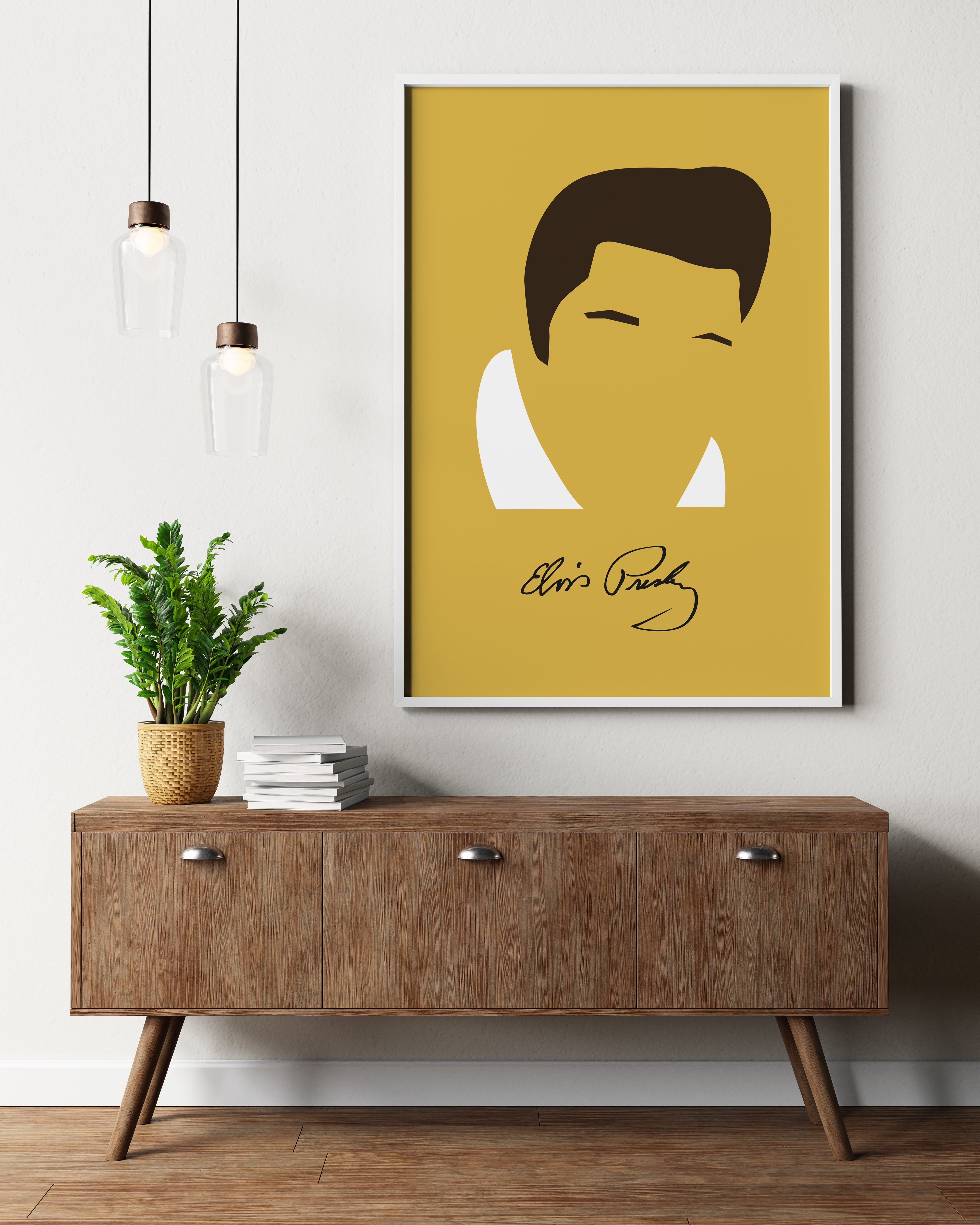 Elvis minimal Poster A2