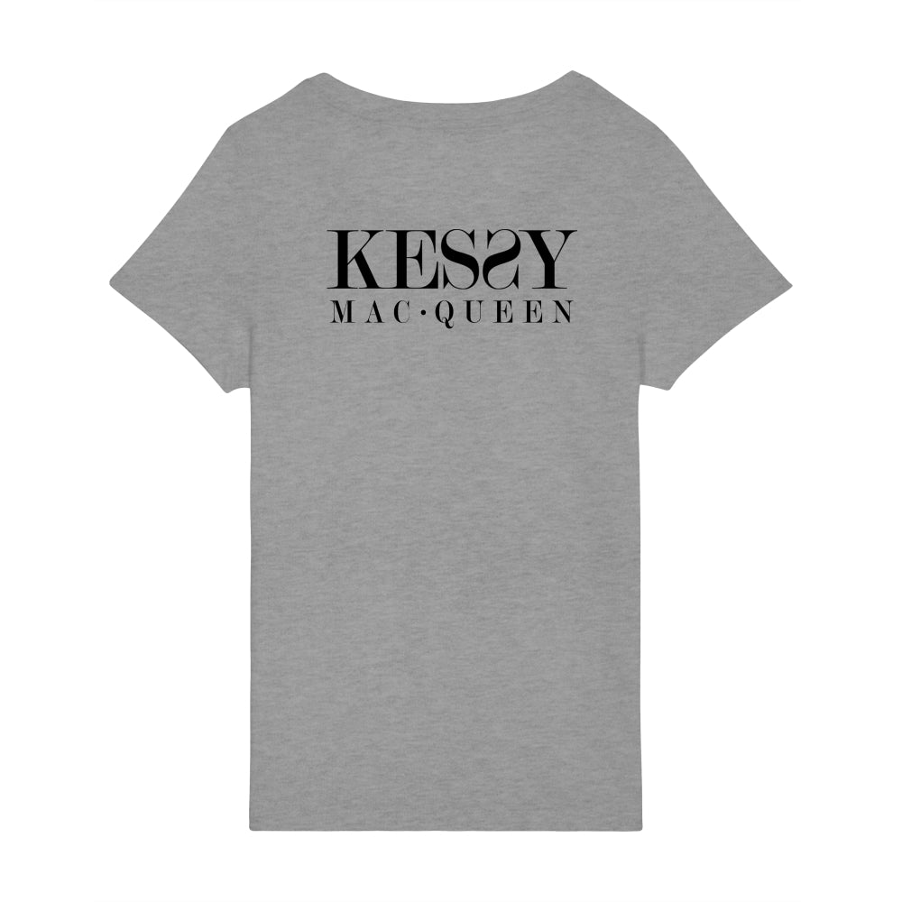 Kessy Mac Queen Ladies Eco-Premium T-shirt - Black Logo