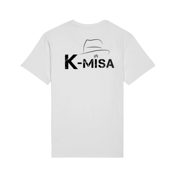 K-Misa Unisex Eco-Premium Crew Neck T-shirt (STTU758) - S.R.O Logo Noir