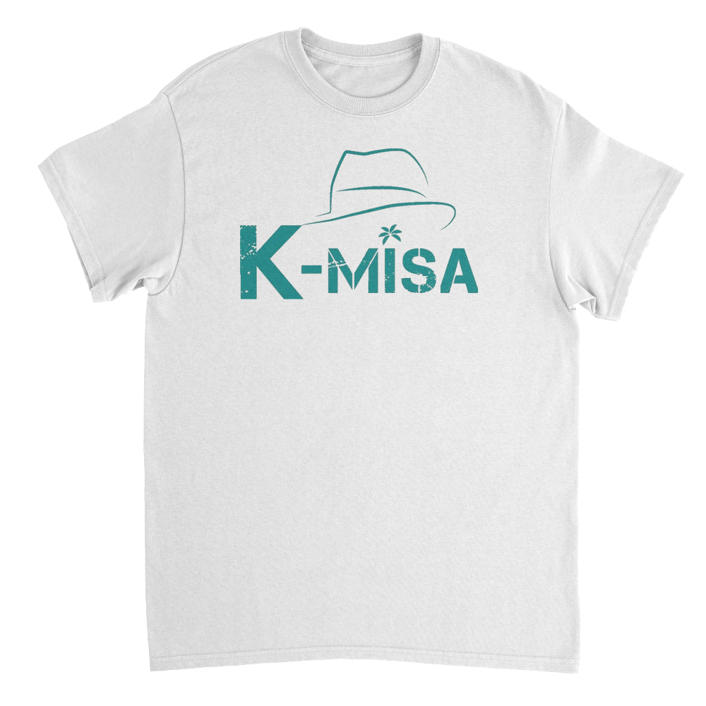 K-Misa Youth Essential Heavy Crew Neck T-shirt (5000B) - Logo Vert