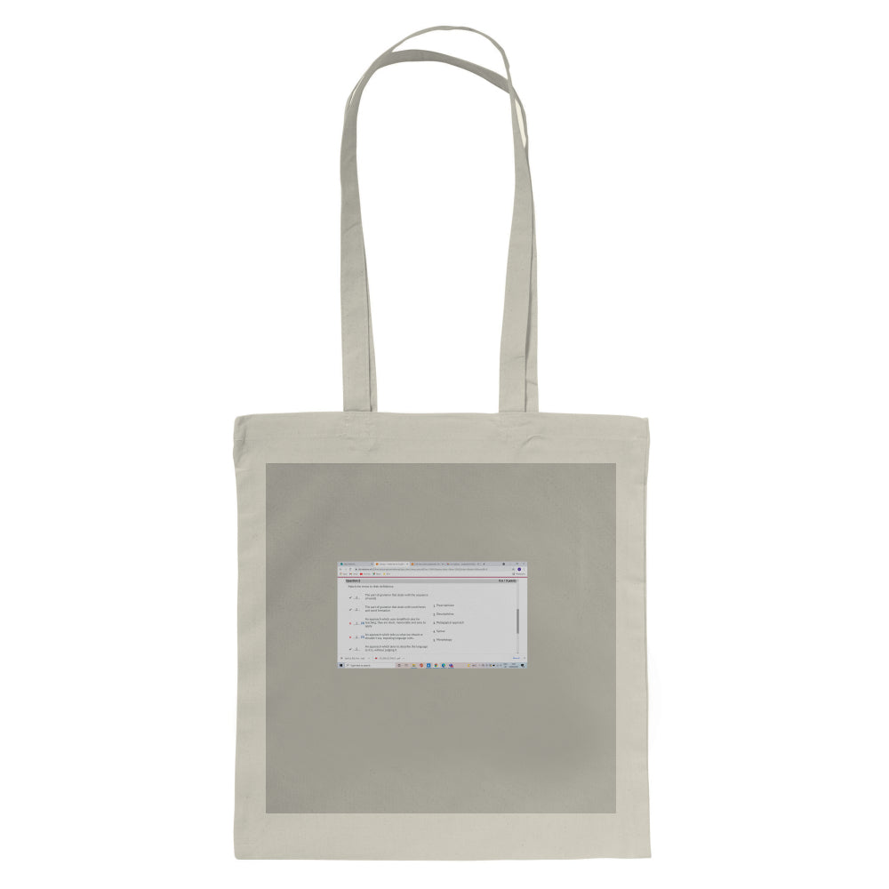 Cotton Bag with Long Handles